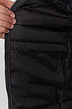 Куртка чоловіча демісезонна, колір чорний, 214R06, фото 6