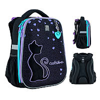 Рюкзак школьный каркасный Kite Education Catsline K24-531M-1