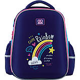 Рюкзак GoPack Education напівкаркасний GO24-165M-1 Cute Rainbow, фото 3