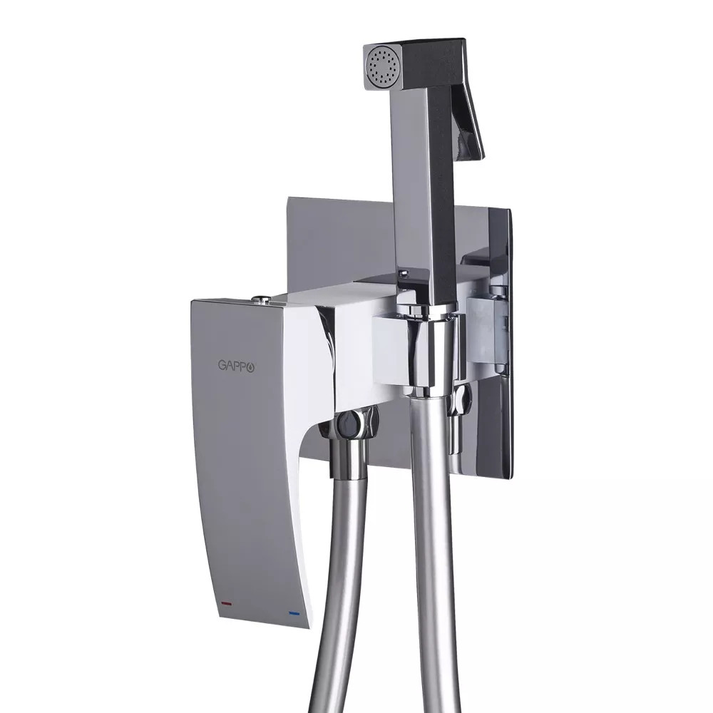 Змішувач для гігієнічного душу GAPPO прихований хром латунь G7207-8, фото 1