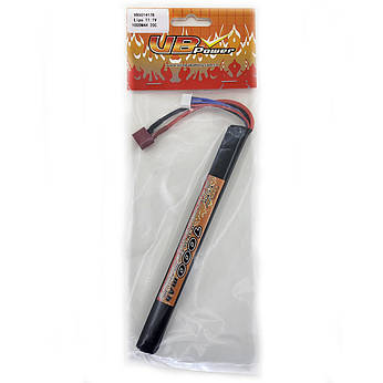 Акумулятор LiPo 11.1V 1000mah - stick 20-40C моноблок Т-конектор (VBPower) (для страйкболу), фото 4