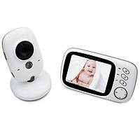 Видеоняня Baby Monitor VB603 HD720P 3.2 LCD c датчиком температуры Белый (100235) KS, код: 1455594