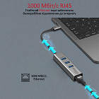 Концентратор USB Promate GigaHub USB-C Grey (gigahub-c.grey), фото 4