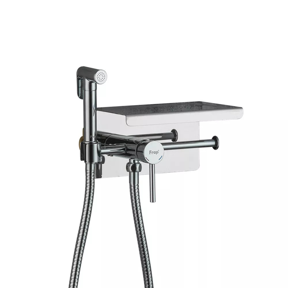 Змішувач для гігієнічного душу FRAP прихований хром латунь F7516, фото 1
