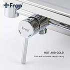 Змішувач для гігієнічного душу FRAP прихований хром латунь F7516, фото 3