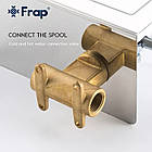 Змішувач для гігієнічного душу FRAP прихований хром латунь F7516, фото 4
