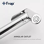 Змішувач для гігієнічного душу FRAP прихований хром латунь F7516, фото 5