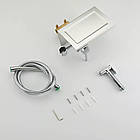 Змішувач для гігієнічного душу FRAP прихований хром латунь F7516, фото 6