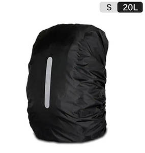 Накидка чохол на рюкзак від дощу (чорний) rain cover
