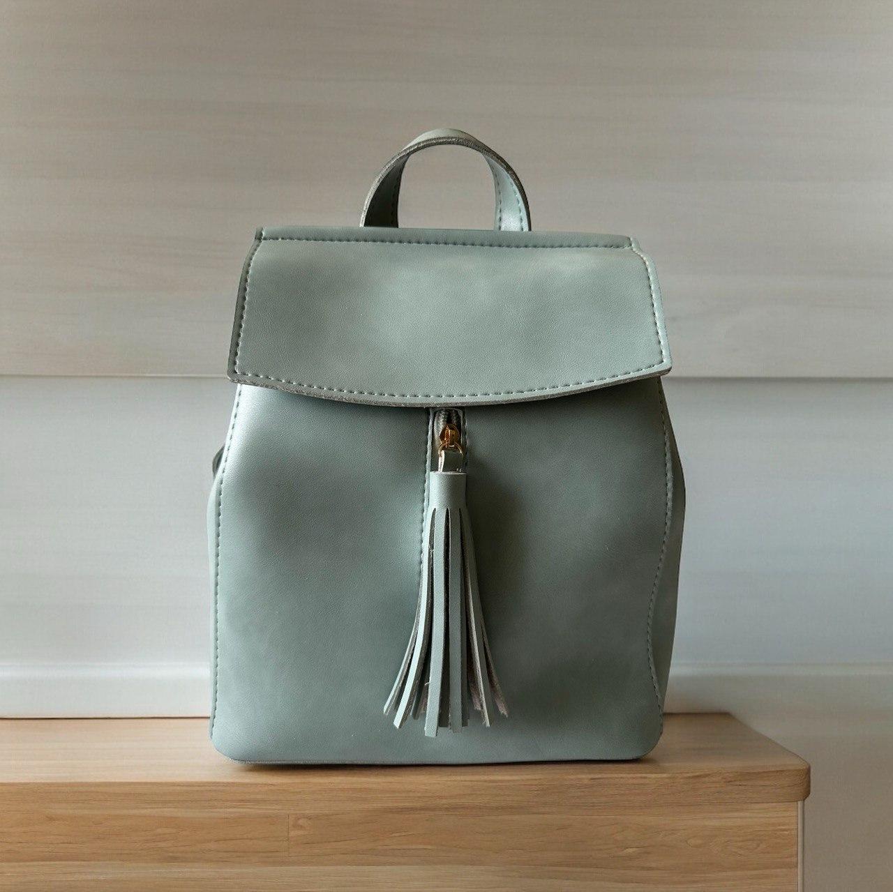 Рюкзак жіночий Betty Pretty з екошкіри м'ятний 915MINT