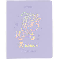Дневник школьный Kite tokidoki TK24-283, мягкая обложка, PU
