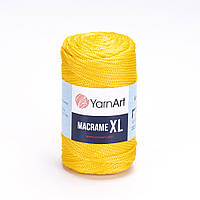 Пряжа жовта (№142) Macrame XL Yarnart Макраме хл ярнарт 250гр 130м поліефірний шнур для макраме