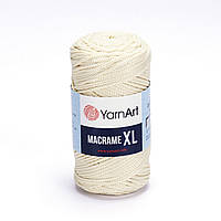 Пряжа айворі (№137) Macrame XL Yarnart Макраме ярнарт 250гр 130м поліефірний шнур для в'язання сумок