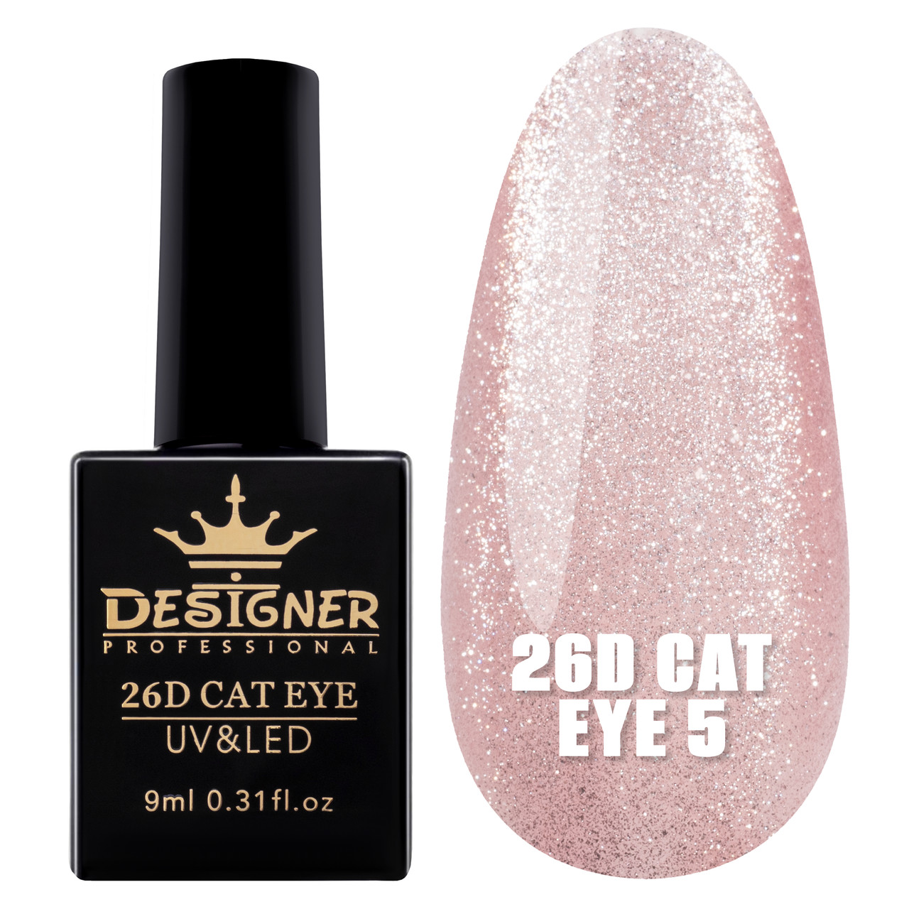 Гель-лак Designer Professional 26D Cat Eye, 9 мл, 05