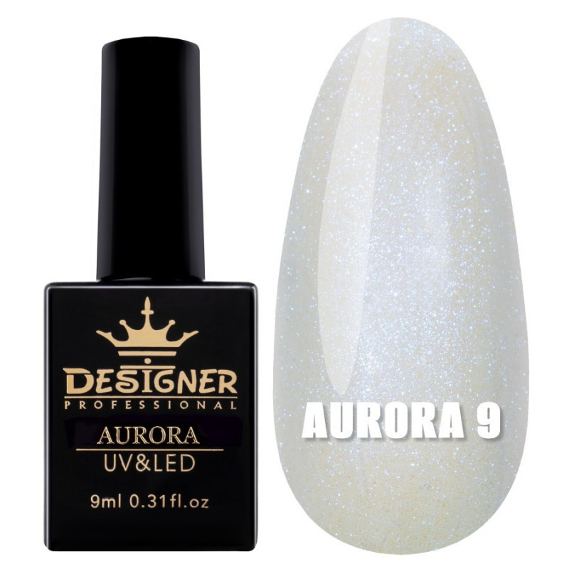 Гель-лаки Designer Professional AURORA, 9 мл, 09