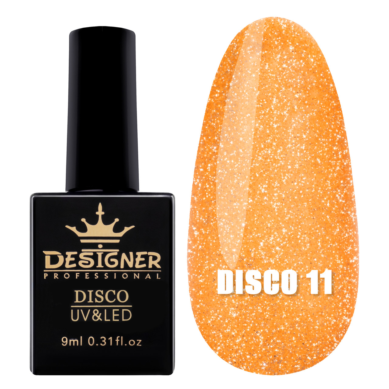 Гель-лак Designer Professional Disco Gel Polish, 9 мл, 11