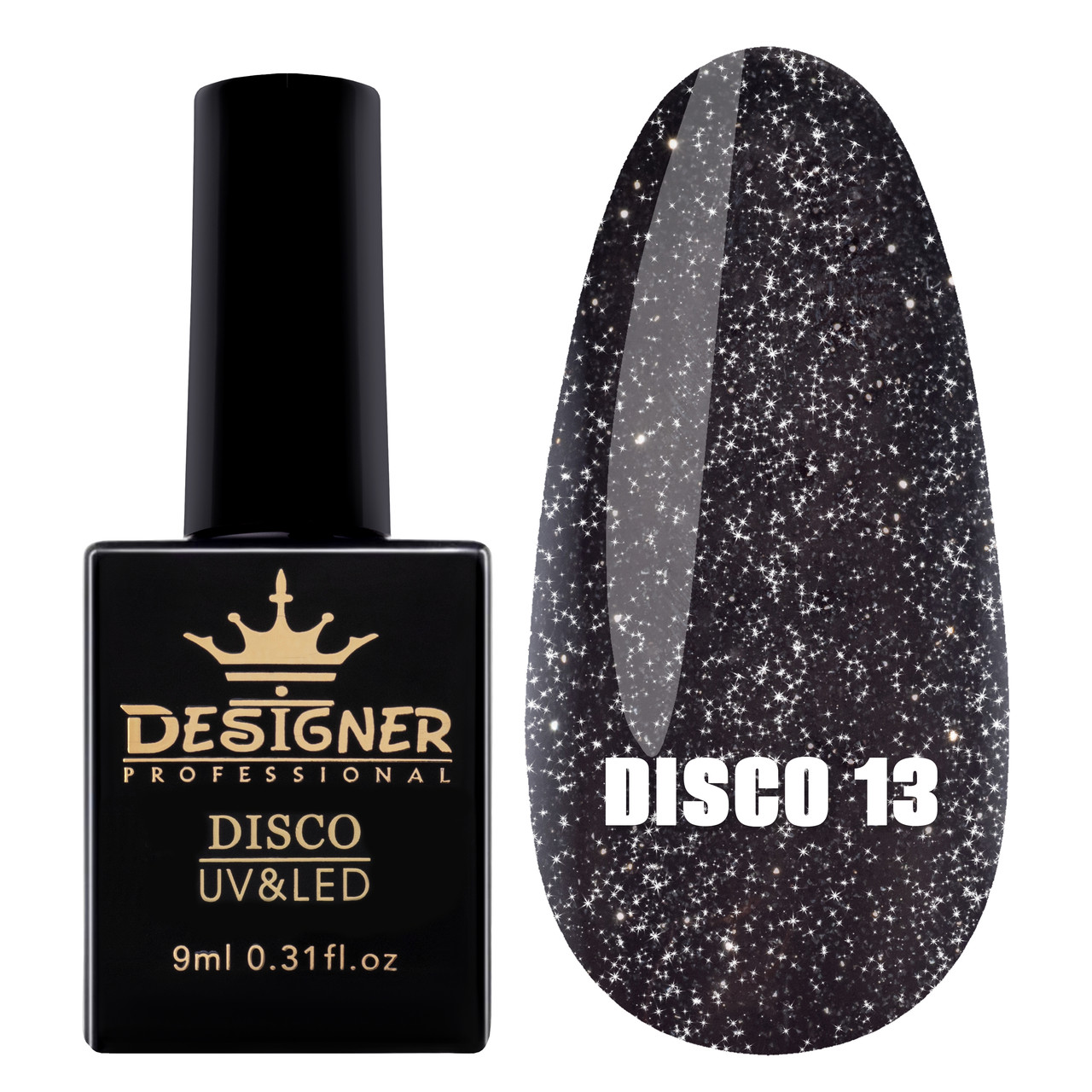 Гель-лак Designer Professional Disco Gel Polish, 9 мл, 13