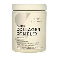 Sports Research, комплекс Collagen Beauty, морской коллаген, с нейтральным вкусом, 163 г