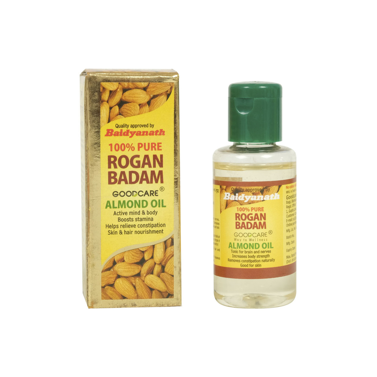 МАСЛО ALMOND OIL 25ML. BAIDYANATH. МИГДАЛЬНЕ (25ML) БАДЬЯНАТ