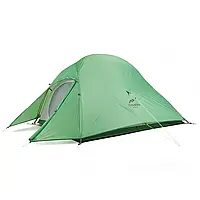 Палатка Naturehike Cloud UP 1 updated зеленая , Одноместная палатка NH18T010-T