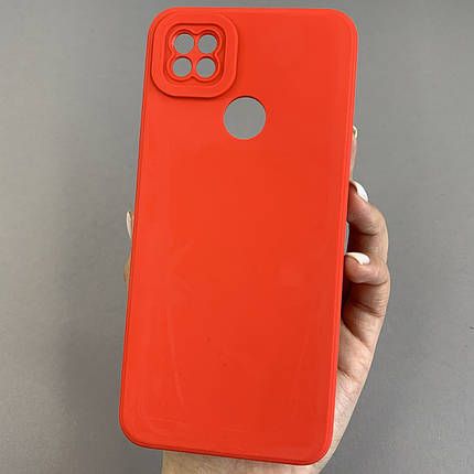 Чохол для Xiaomi Redmi 9C чохол із закритою камерою на телефон сяомі редмі 9с червоний w7n, фото 1