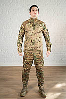 Армейский костюм камуфляж всу рипстоп мультикам мужской зсу боевой multicam летняя военная форма штурмовая