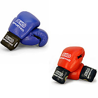 Шкіряні боксерські рукавички ФБУ 10 і 12 унцій Sportko