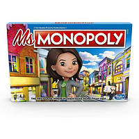 Hasbro Игра настольная Монополия Monopoly Ms.Monopoly Board Game for Ages 8 & Up