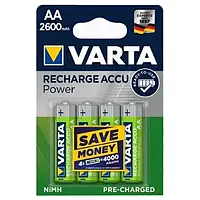 Аккумулятор Varta Rechargeable Accu Endless AA/HR06 Ni-MH 2600 mAh BL 4шт