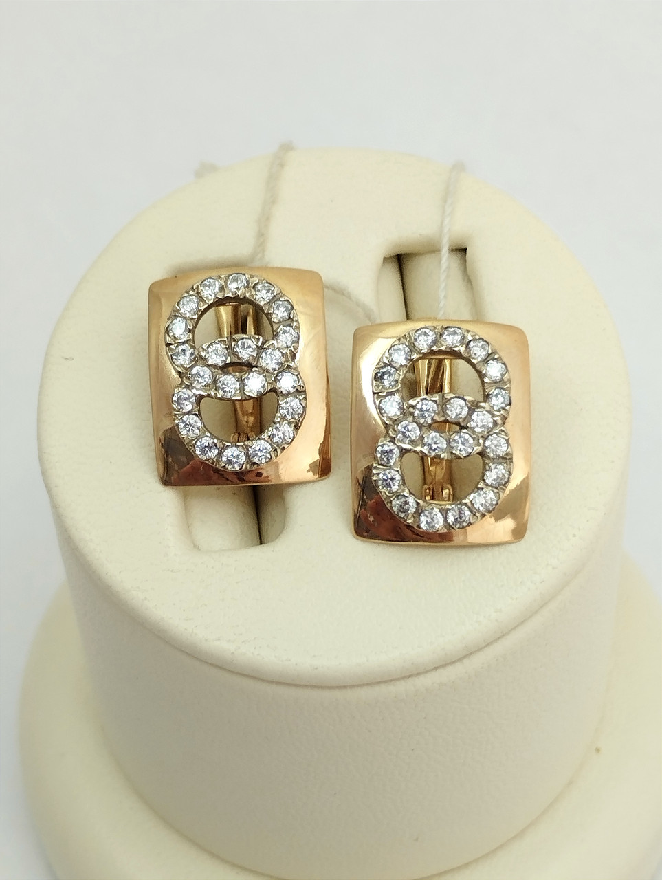 Золоті сережки Ukr-gold, фото 1