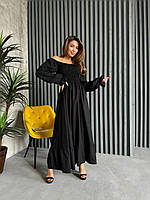 Жіноча сукня міді , тканина софт , в розмірах 42-44,46-48,50-52