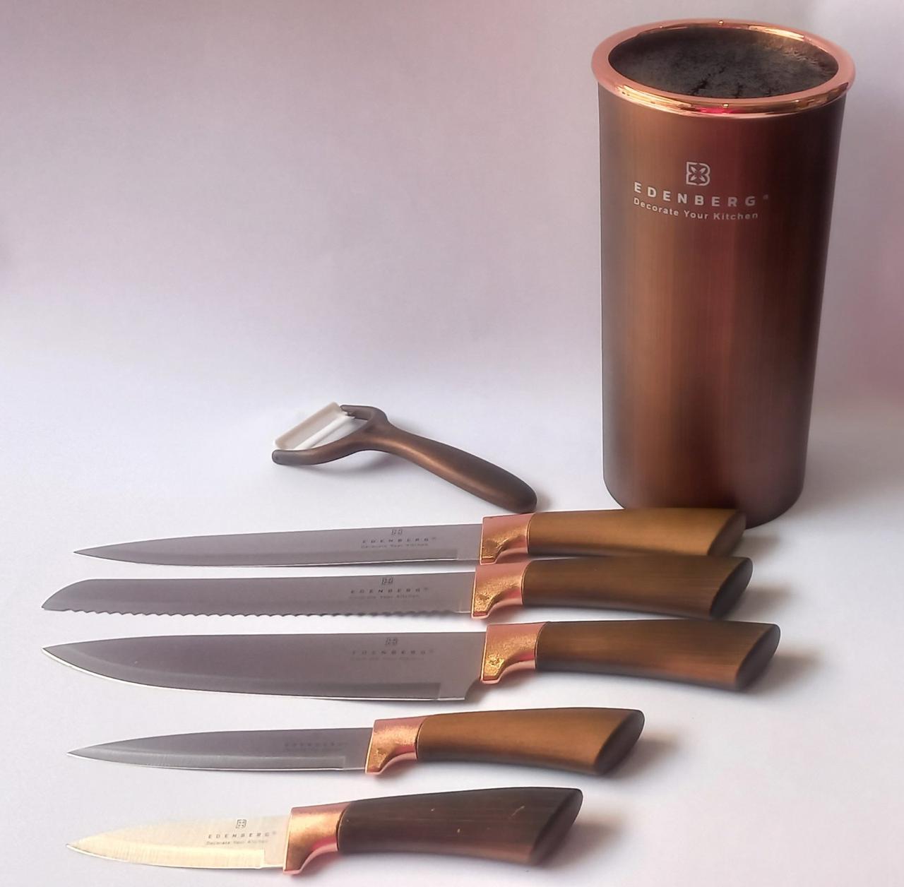 Набір ножів з колодою Edenberg EB-5111