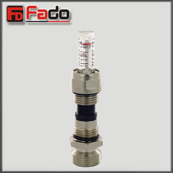 Регулювальний клапан з витратоміром 1/2"х3/4" FADO для колектора