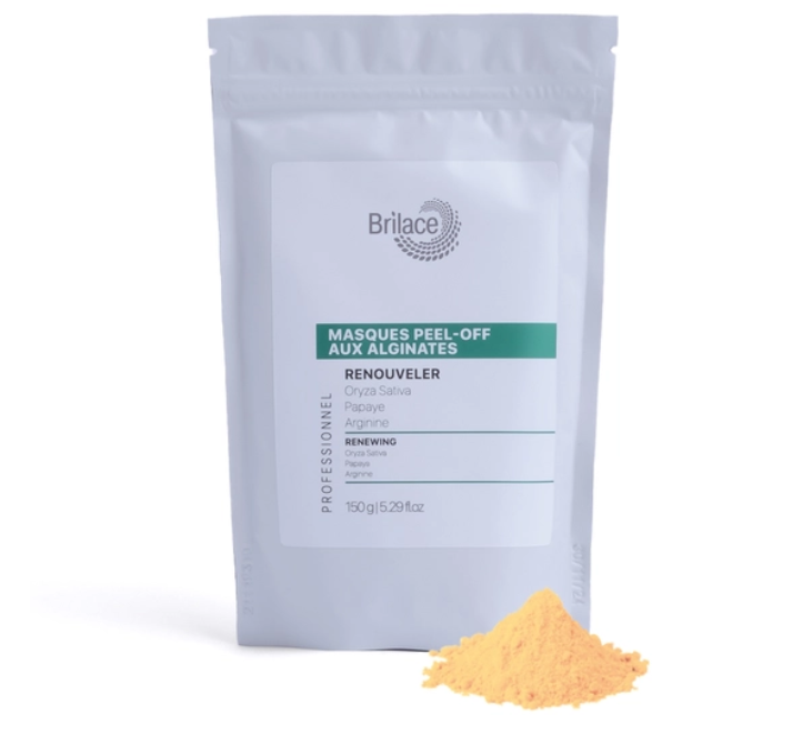 Brilace Renewing algin peel-off mask — відновлююча альгінатна маска, Брилейс, 150г