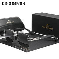 Градиентные поляризационные солнцезащитные очки для мужчин и женщин KINGSEVEN N7666 Gun Gradient Gray