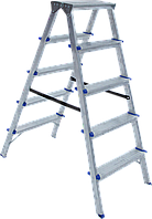 Стремянка 5сх. верх.вост. 1,18м, двусторонняя DHR405