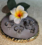 Колечко с херкимерийским алмазом, фото 5