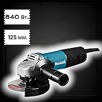 Угловая шлифмашина (болгарка) Makita 9558HNRG М14 125 мм 840 Вт