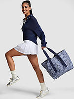 Сумка Пляжная Victoria s Secret PINK Reversible Canvas Tote Bag, Синяя