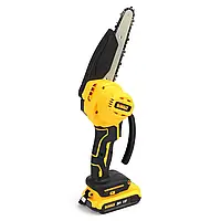 Веткорез аккумуляторный пила DeWalt DCM155N (6" 18.5(37)1/4Р), веткорез девольт компактный экономный сучкорез