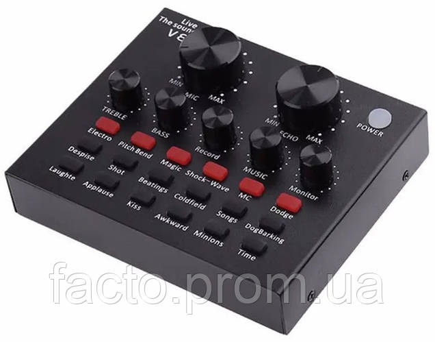 Звуковая карта внешняя MHZ V8 7635 для микрофона FT, код: 6491061 (ID ...