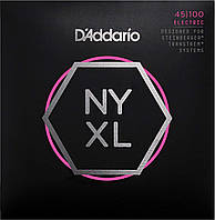 Струны для бас-гитары D'Addario NYXLS45100 Double Ball End Steinberger Regular Light Long Sca UN, код: 6556194