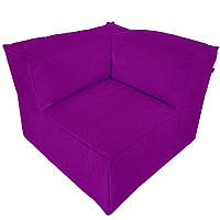 Бескаркасный модульный диван Блэк Угловой Tia-Sport (sm-0704-3) фиолетовый DS, код: 6537725