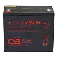 Аккумулятор для ИБП CSB Battery AGM 12V - 80 Ah (GPL12800)