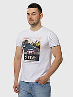 Мужская футболка регуляр 3XL белый Yuki ЦБ-00216070 UN, код: 8423074