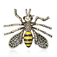 Брошь BROCHE Пчела Шила золотистая BRBF112291 VA, код: 7227520