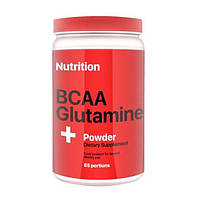 Аминокислота BCAA для спорта AB PRO BCAA + Glutamine Powder 1000 g 84 servings Клубника UN, код: 7540099