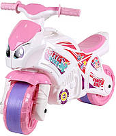 Мотоцикл-толокар Technok Toys Розово-белый 5798