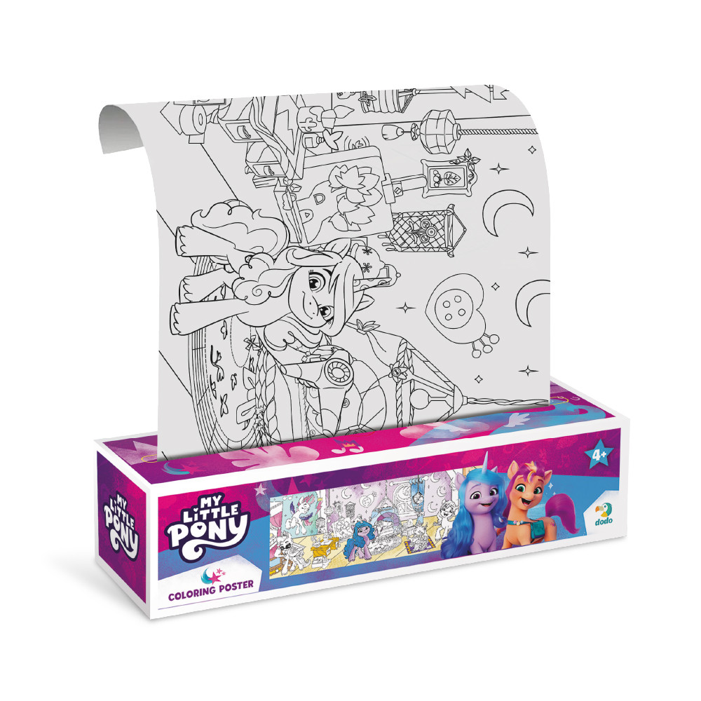Розмальовка Dodo My Little Pony Стильні подружки (200187), 3+