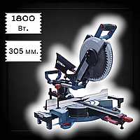 Профессиональная торцовочная пила с протяжкой Erbauer 1800В 305 мм